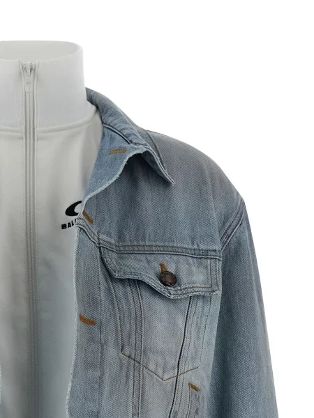 Geacă Balenciaga albastru