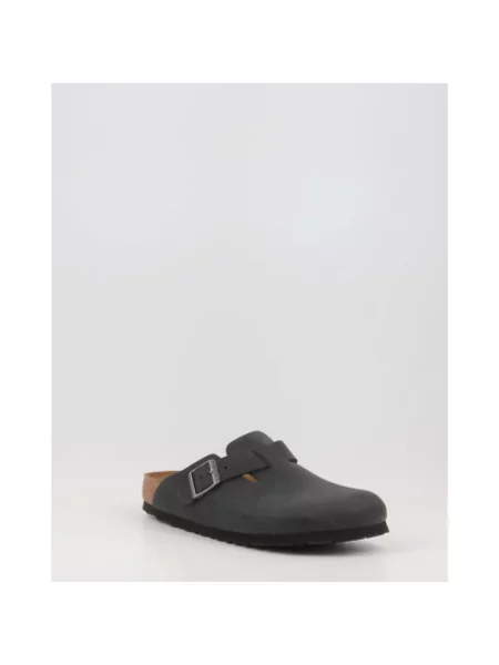 Sandały Birkenstock skórzane czarne