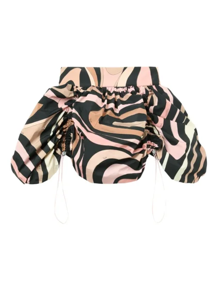 Fustă Pucci cu imagine roz