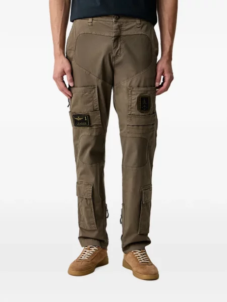 Pantaloni cargo Aeronautica Militare maro