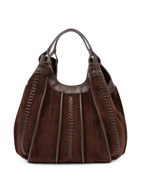 Geantă shopper Gianni Chiarini țesută maro