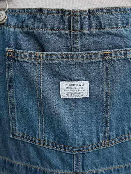 Levi's ogrodniczki jeansowe niebieski