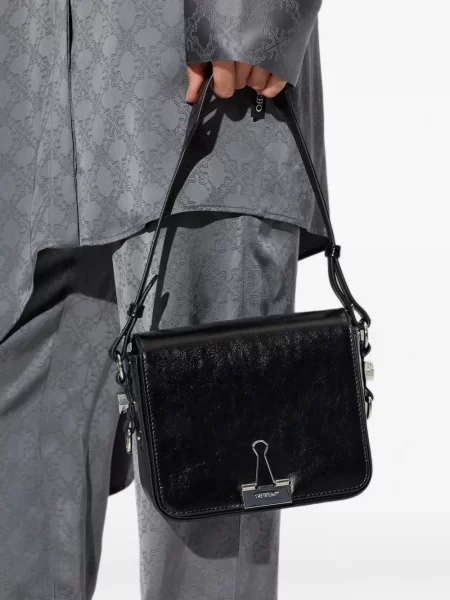 Geantă Off-white din piele alb