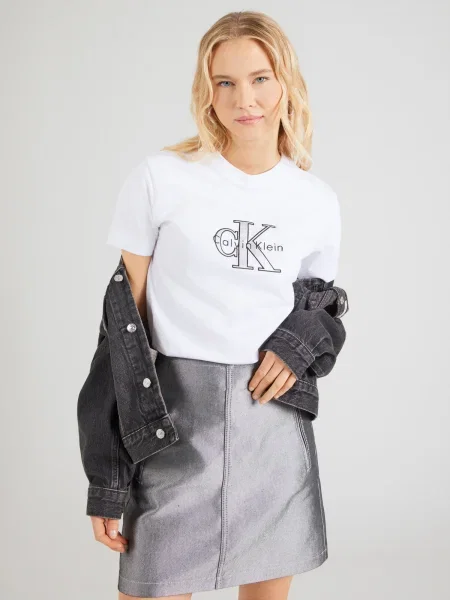 Calvin Klein Jeans majica bijela