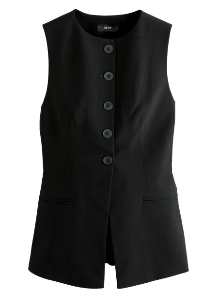 Next Vestă de costum negru