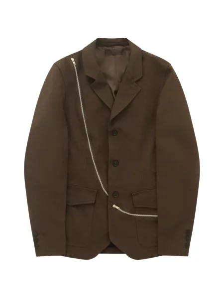 Geacă cămașă Comme Des Garçons Shirt din țesătură twill maro