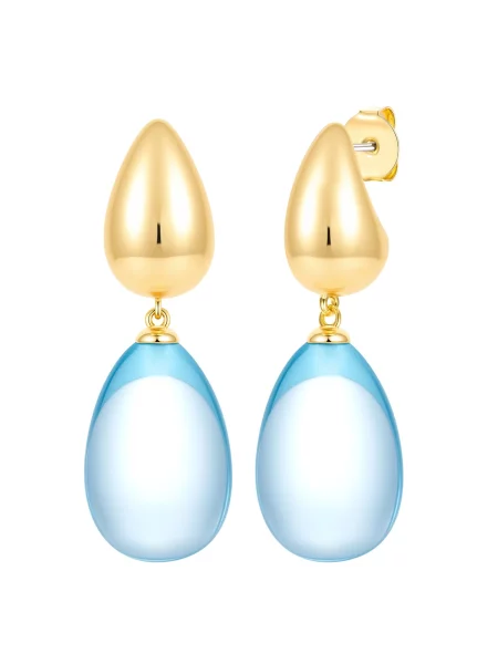 Yokoamii Cercei aqua / galben auriu albastru