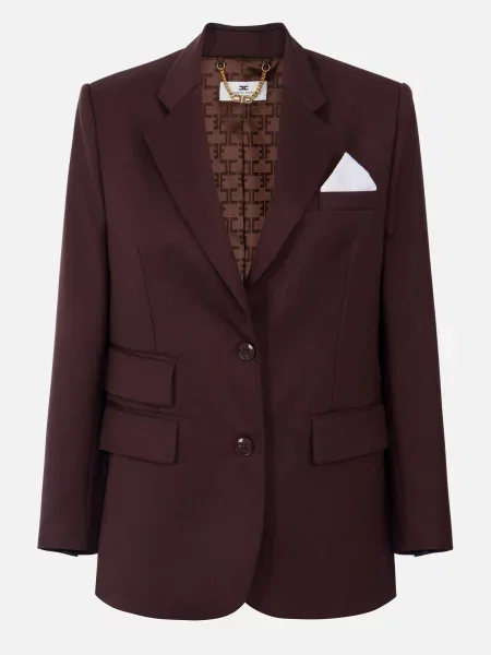 Піджак Elisabetta Franchi бордовий