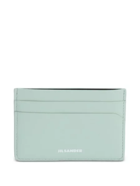 Portofel Jil Sander cu autograf verde