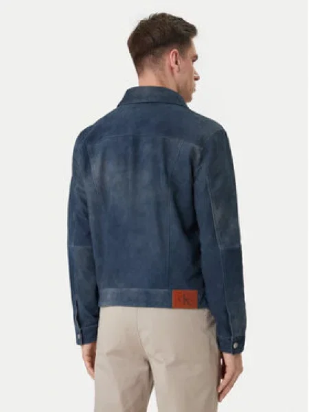 Calvin Klein Jeans Odinė striukė Tamsiai mėlyna