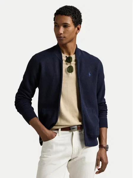 Polo Ralph Lauren Majica dugih rukava tamnoplava