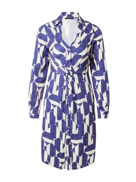 Sisley Dolga srajca / modra / svetlo modra bež