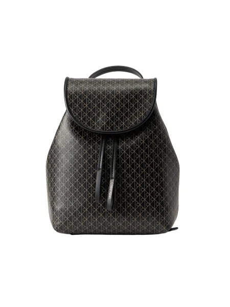 Rucsac Calvin Klein Emblem Aop Mini Backpack negru
