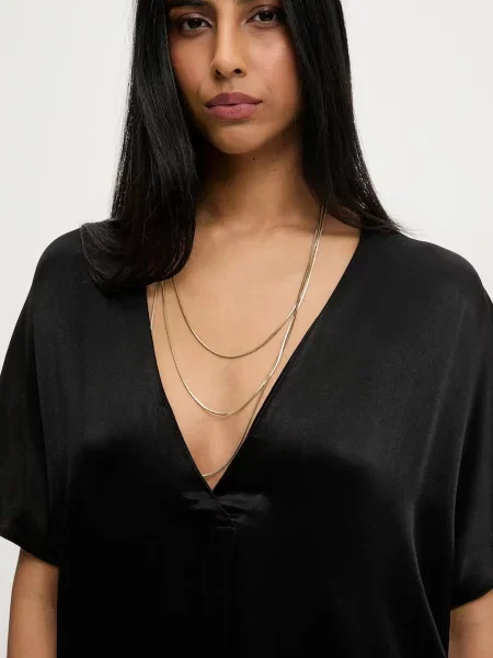 Сукня Answear.LAB midi oversize чорний