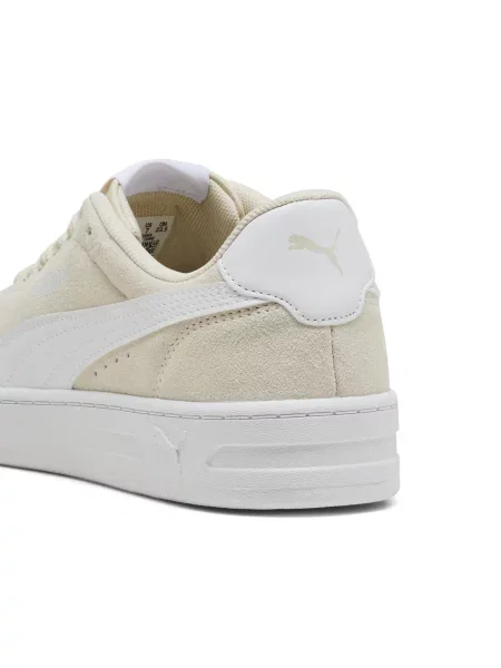 Sneakersy Court Lally z zamszu PUMA białe