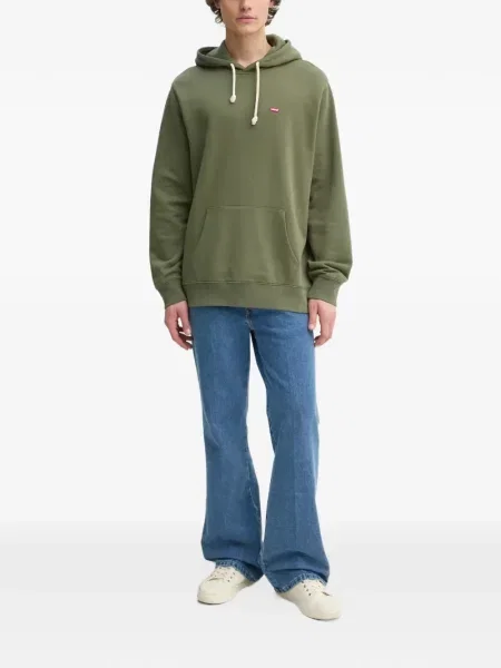 Pantaloni scurți Levi's® cu autograf cu cordon cu decolteu rotund verde