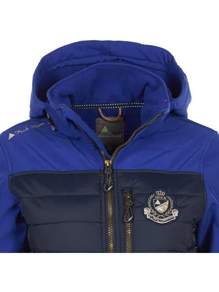 Geacă Peak Mountain softshell albastru