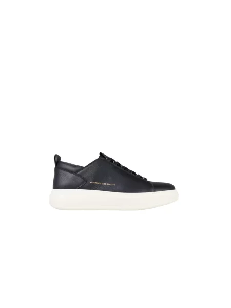 Sneakersy Alexander Smith skórzane czarne
