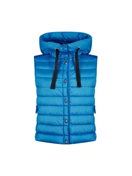 Kamizelka puchowa Parajumpers z kapturem niebieska