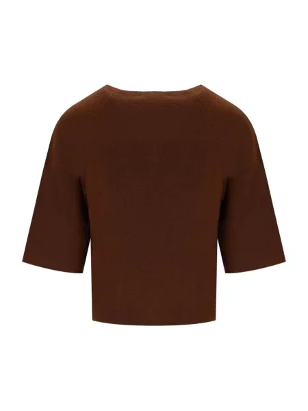 Sweter Marella wełniany brązowy