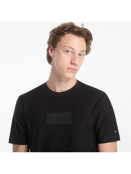 Тениска Tommy Hilfiger Mix Media Graphic Tee Black XL черно