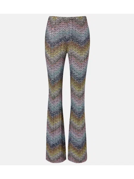 Pantaloni Missoni cu picior lat
