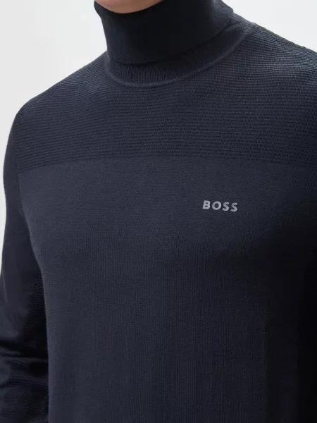 Водолазка Boss для гольфа синяя