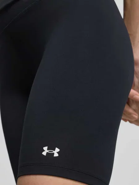 Spodenki kolarki z logo Under Armour czarne