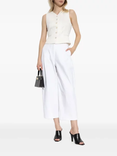Pantaloni Max Mara alb