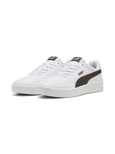 PUMA Sneakersy unisex Court Classic Clean Buty BiaÅ‚y 44 białe