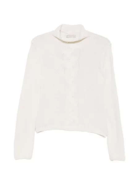 Pulover Intrecci alb