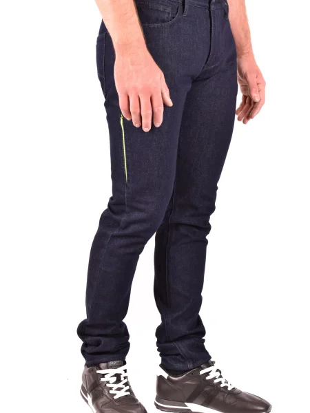 Kavbojke Emporio Armani črna