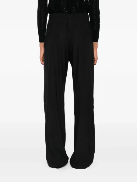 Pantaloni Ermanno Scervino din dantelă negru