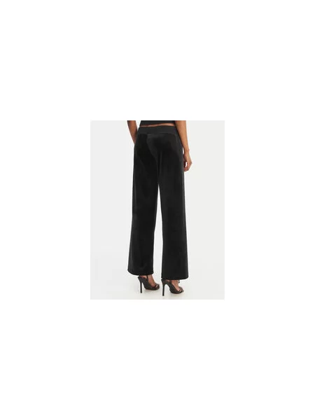 Juicy Couture Melegítő alsó Gothic Crown Straight Leg fekete