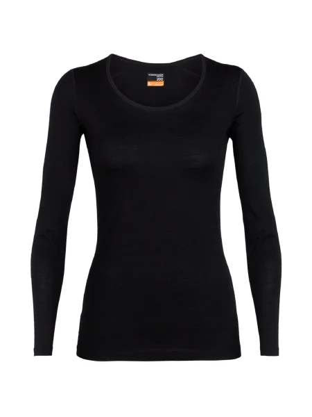 ICEBREAKER Funkční tričko Oasis' černá