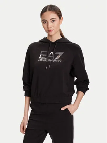 Trčanje majica Ea7 Emporio Armani crna