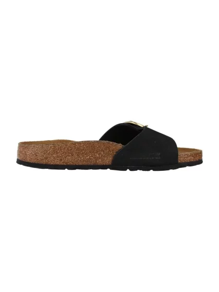 Kožené tenisky Birkenstock s přezkou černé