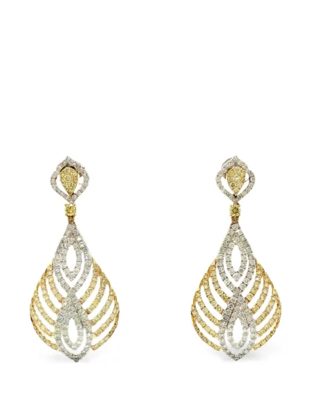 Diamant cercei Hyt Jewelry galben