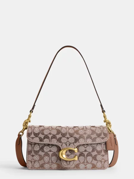 Coach geantă crossbody pentru femei din piele Tabby 26 bej