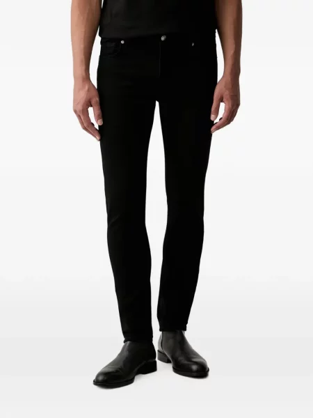 Blugi Guess cu autograf negru