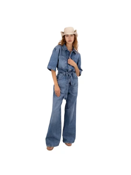 Dżinsowy kombinezon Icon Denim niebieski