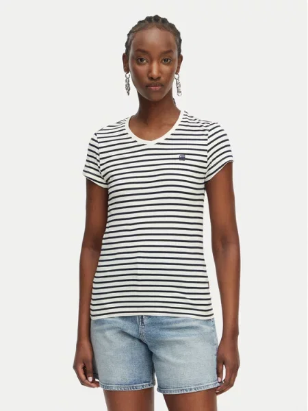 G-Star Raw Tricou Eyben alb