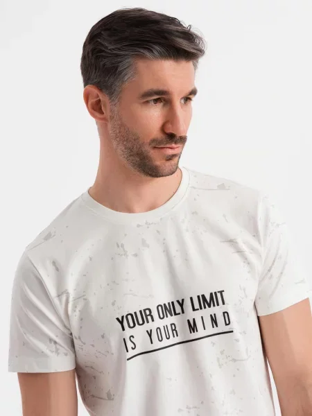 Tricou Ombre alb