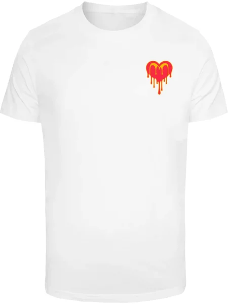 Mister Tee Tricou Cheese Lovers Club maro coniac / galben curry / roșu alb