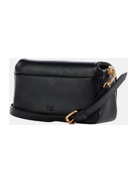 Pinko torebka crossbody z imitacji skóry czarna