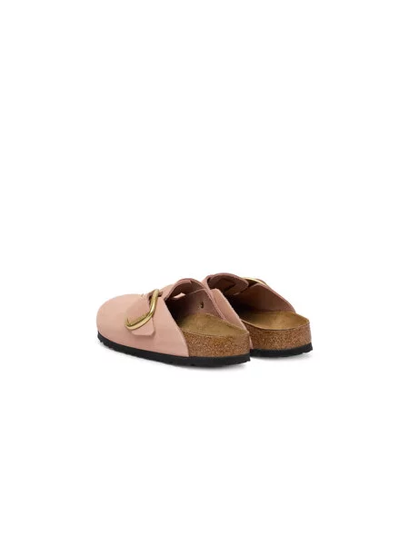 Pantofle Birkenstock s přezkou růžové