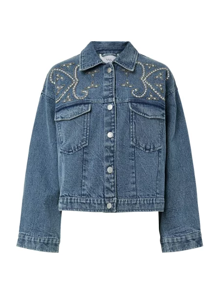 YAS Geacă de primăvară-toamnă YASVISION denim albastru