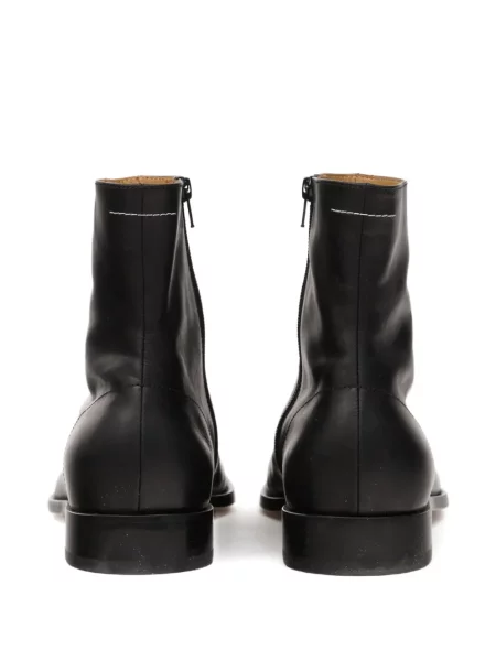 Cizme scurte Mm6 Maison Margiela din piele negru