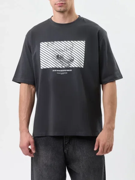 Футболка Just Before темно-сірий сіра