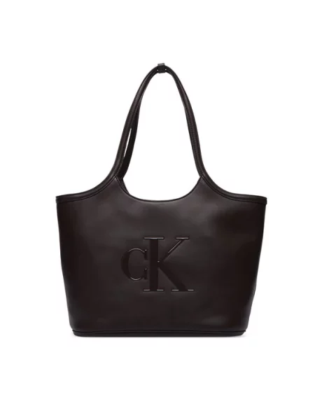 Kabelka Calvin Klein hnědá
